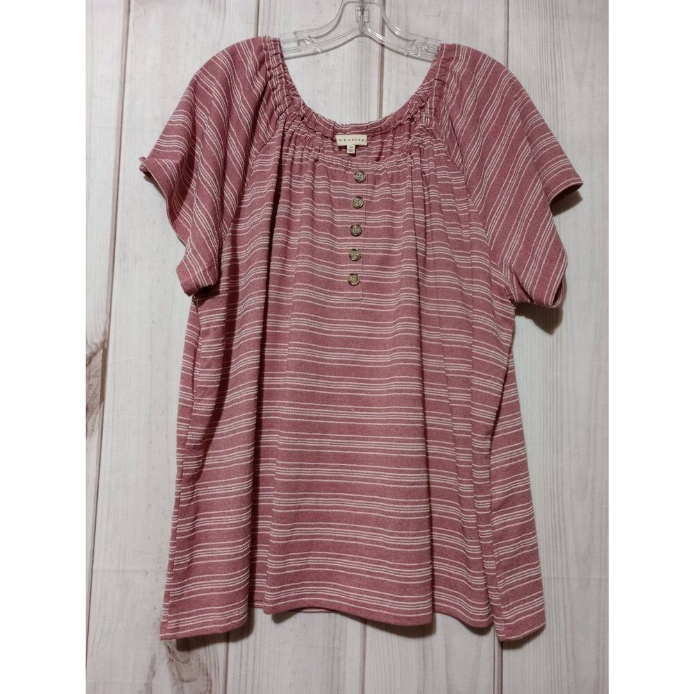 Retrology‎ Shirt Ladies 3x Pink Short Sleeve